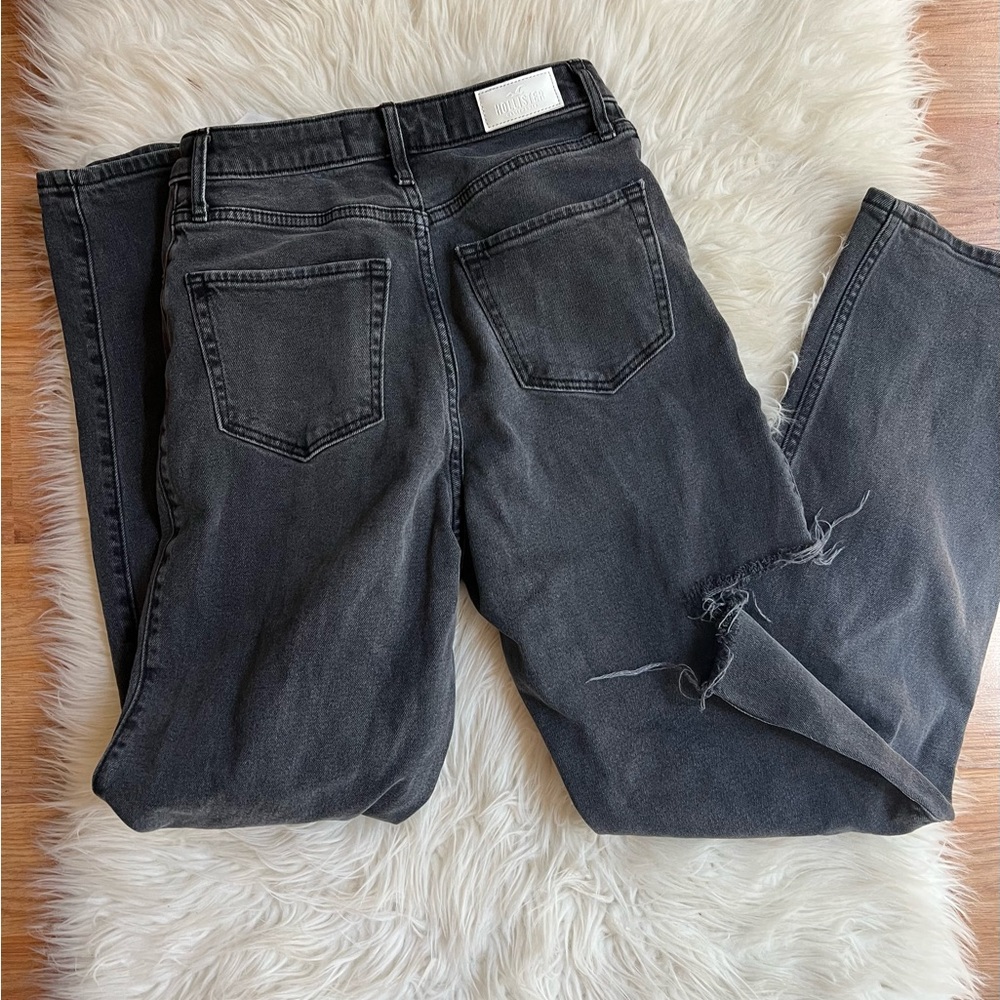 Hollister Ultra High Rise Dad Jean Side Slit 1R/25 - Picture 2 of 3